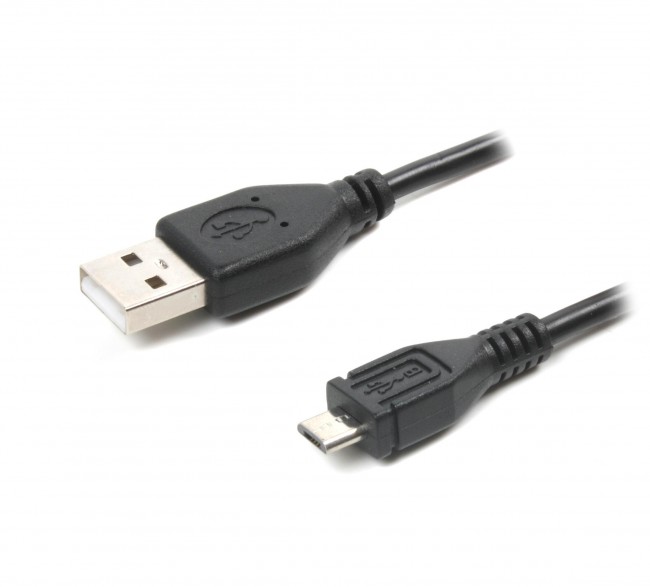 Кабель Maxxter Micro USB2.0 AM/B mUSB, 0.5 м. [U-AMM-0.5M]