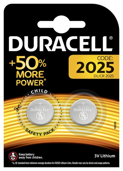 Батарейка Duracell DL2025 DSN ціна за 1 шт. [5003990]