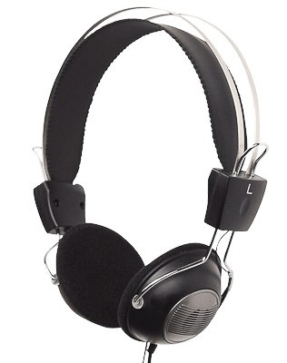 Наушники с микрофоном и регулировкой звука A4Tech HS-23 (Black+Grey)