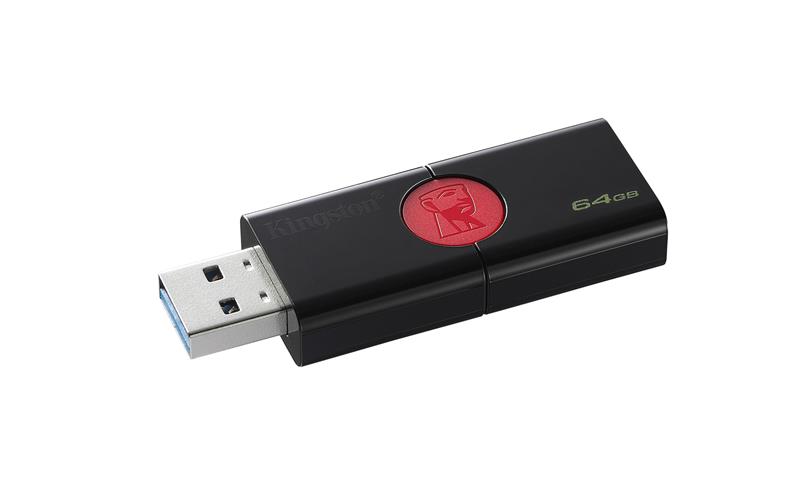 Флешка 16GB Kingston DataTraveler 106 Black/Red USB3.1 [DT106/16GB]