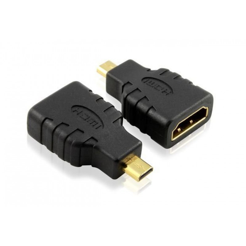Переходник microHDMI(папа)-HDMI(мама) [246]