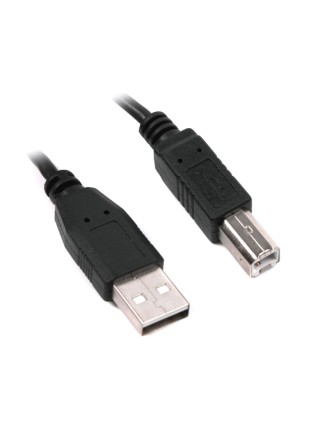 Кабель Maxxter (UF-AMBM-6) USB 2.0 AM - USB 2.0 BM, 1.8м, ферритовый фильтр