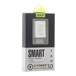 [008531] Сетевой адаптер Golf Quick Charge 3.0 GF-U206Q белый