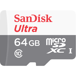 [008879] Карта пам'яті 64GB SanDisk microSDXC Ultra C10 80MB/s [SDSQUNS-064G-GN3MN]