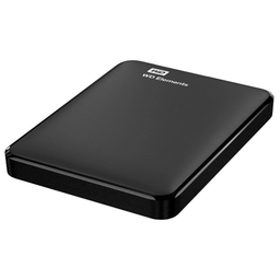 [009569] Внешний жесткий диск 2.5&quot; USB 1.0Tb WD Elements Black [WDBUZG0010BBK-WESN]