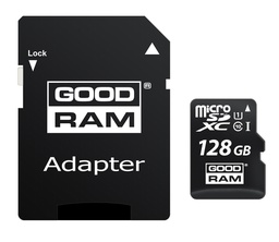 [010307] Карта памяти MicroSDXC 128GB UHS-I Class 10 Goodram + SD-adapter (M1AA-1280R12)