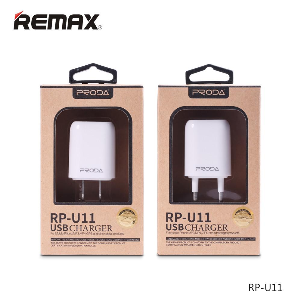 СЗУ 110-240V Remax Wall RP-U11, 1xUSB, 5V, 1A, White, Blister [8931]