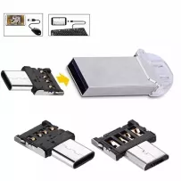 Перехідник USB 2.0 AF/Micro-B OTG [10152]