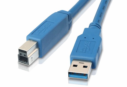 Кабель USB 2.0 AM/BM, 3.0m, 1 феррит, черный [2339]