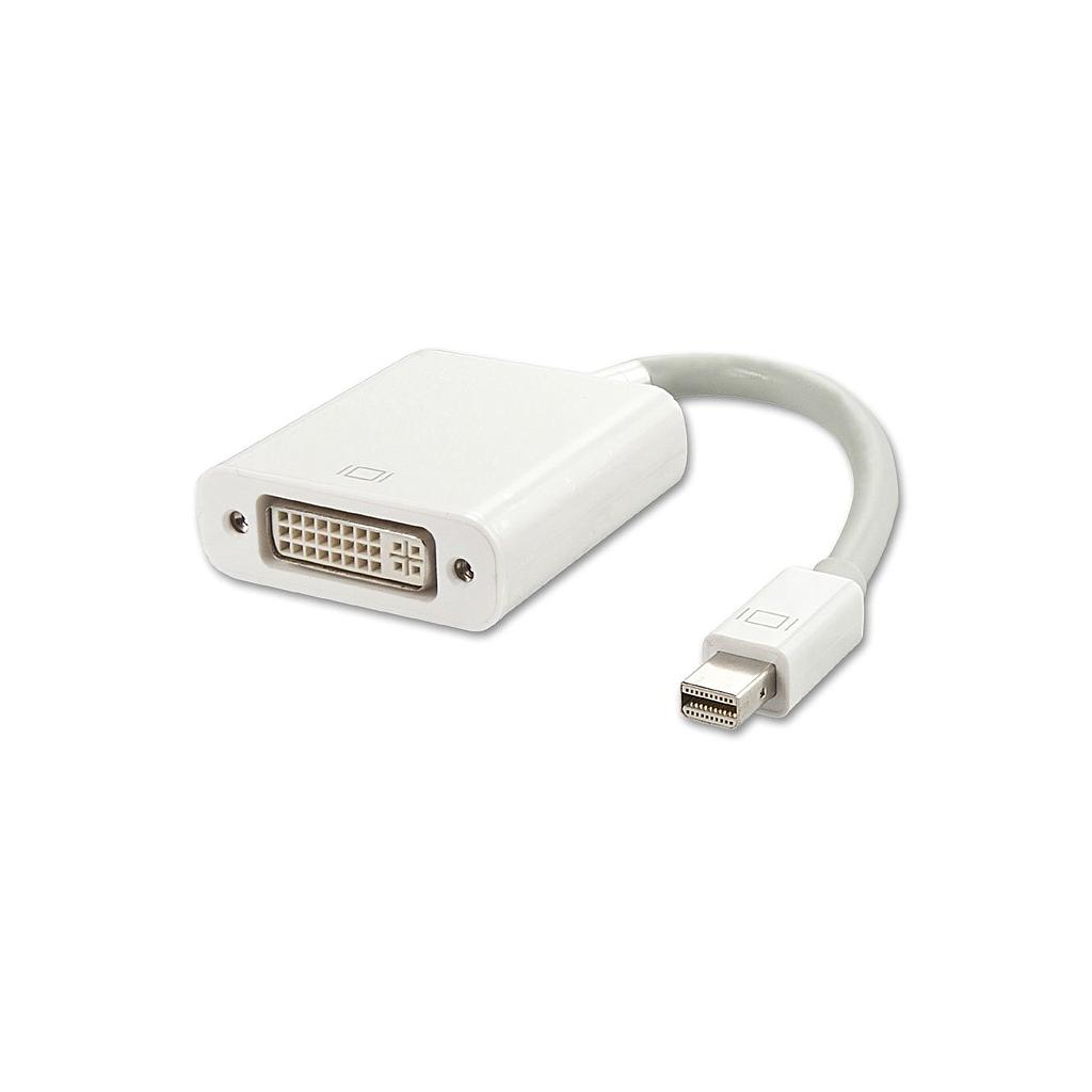 Конвертер mini Display Port-M - DVI-F 30cm, White, 4K/2K [8629]