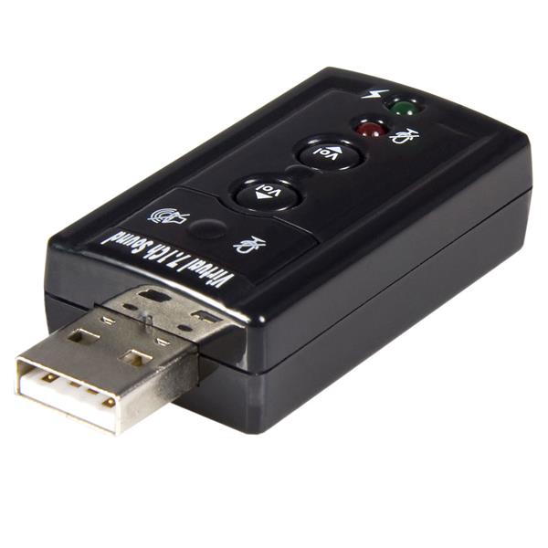 Контроллер USB-sound card (7.1) 3D sound (Windows 7 ready), OEM [2102]