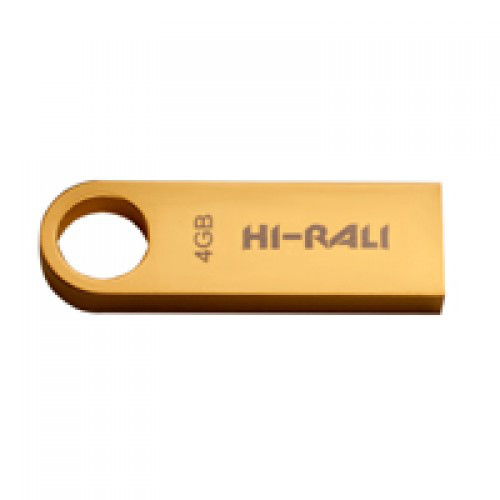 Флешка 4GB Hi-Rali Shuttle series Gold [HI-4GBSHGD]