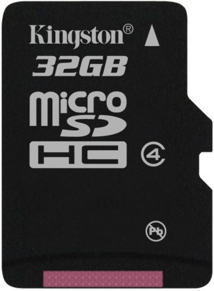 Картка пам'яті Kingston microSD 32 GB Class 4 [SDC4/32GBSP]