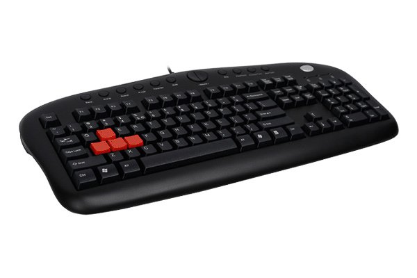 Клавиатура A4 Tech	KB-28G USB (Black) USB, Gaming keyboard, Black