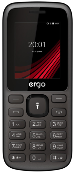 Мобильный телефон ERGO F185 Speak Dual Sim (black)