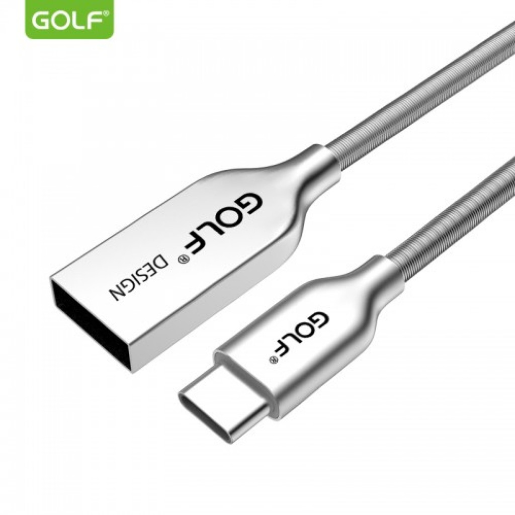 Кабель USB Golf Type-C GC-36t 1м cтальной