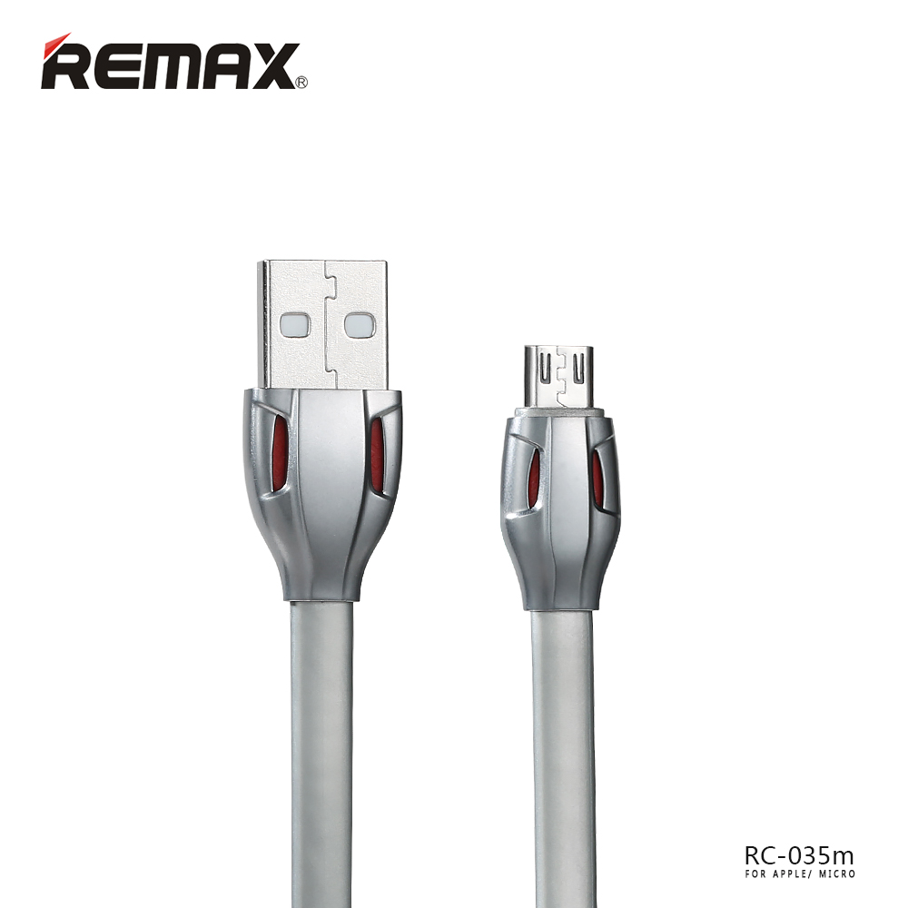 Кабель USB Remax Micro Cobra RC-035m 1м серый