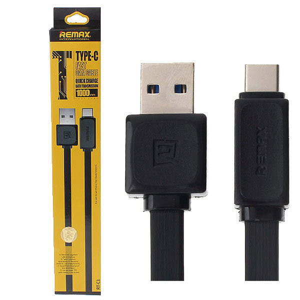 Кабель USB Remax Type-C Fast Data RT- C1 1м черный