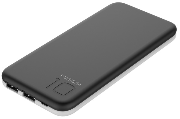 Универсальная мобильная батарея PURIDEA S2 10000mAh Li-Pol Rubber Black &amp; White [S2-Black White]
