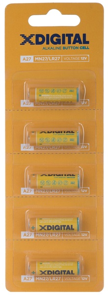 Батарейка X-DIGITAL A27 (12V), цена за шт.