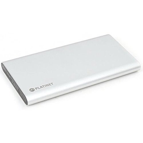 Универсальная мобильная батарея PLATINET 8000 mAh polymer 2xUSB silver [PMPB8PS]