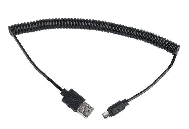 Кабель Cablexpert спиральный USB 2.0 AM - Micro USB BM [CC-mUSB2C-AMBM-6]