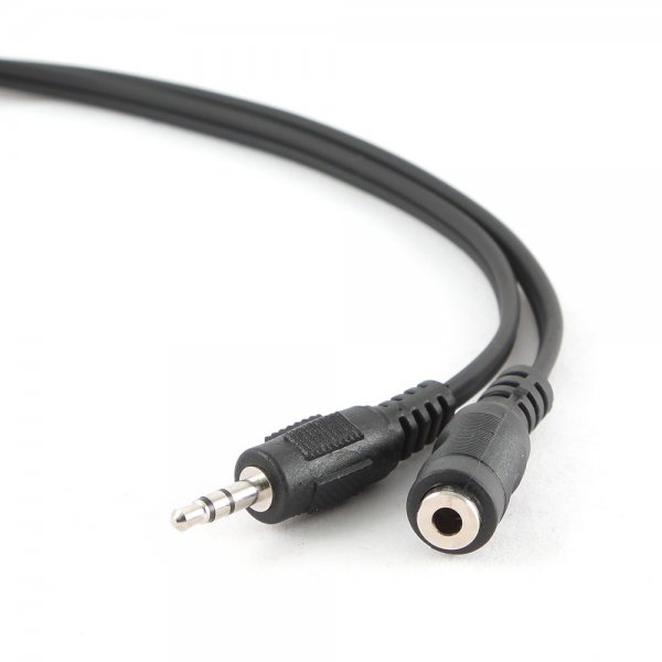 Кабель Cablexpert стерео аудио, 3.5 мм M/F 3.5мм, 5м. черный [CCA-423-5M]