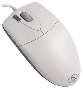Миша A4Tech OP-620D USB White, 1000dpi, 2-й клик