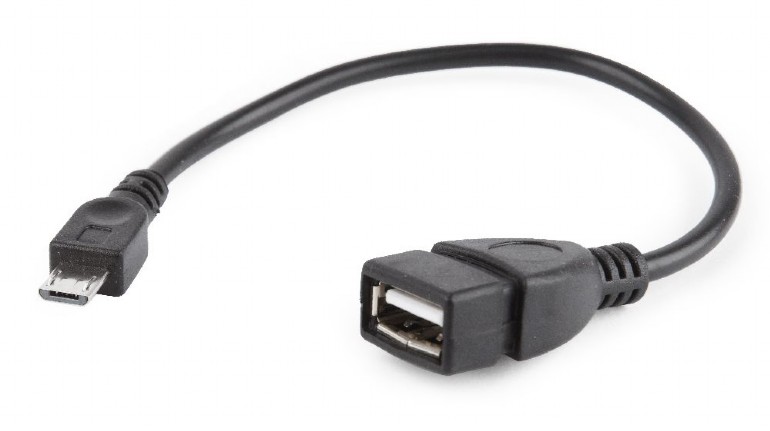 Кабель Cablexpert OTG USB2.0, A-F/micro USB B-M, 0.15m [A-OTG-AFBM-03]