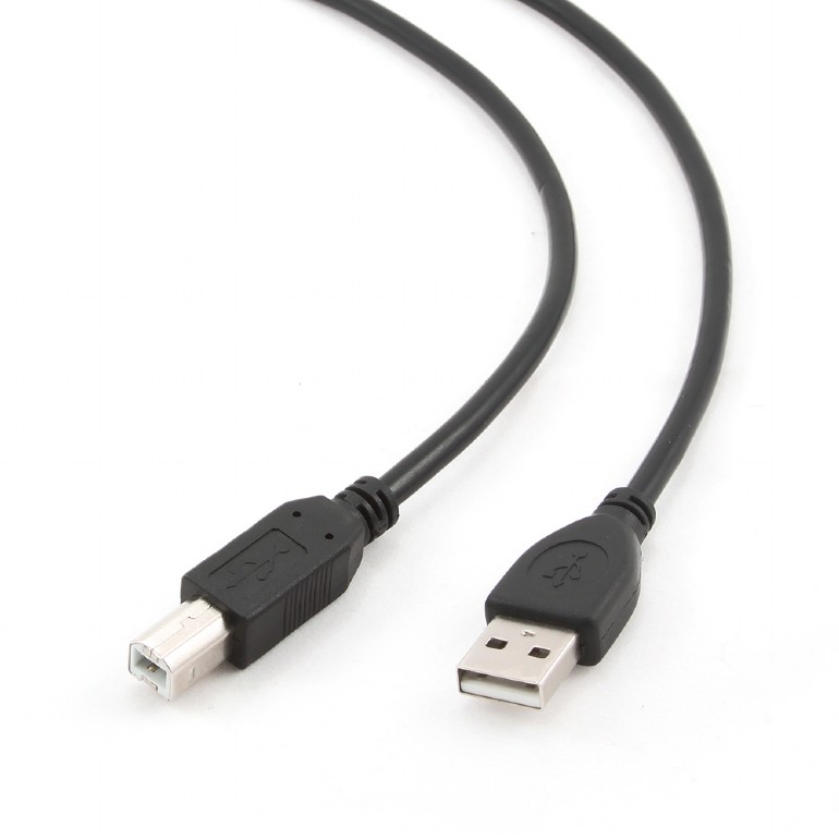 Кабель Cablexpert USB2.0 AM/BM, 1m, премиум [CCP-USB2-AMBM-1M]