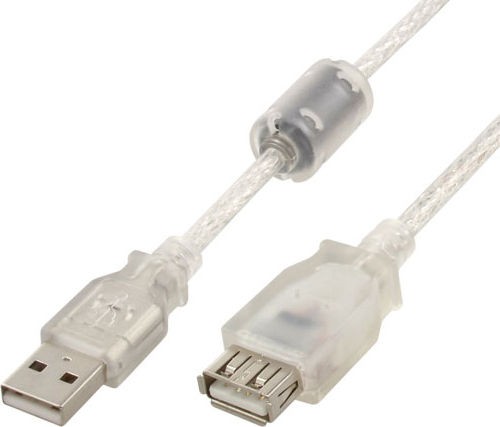 Кабель Cablexpert USB2.0, A-папа/А-мама, 0.75m, феррит [CCF-USB2-AMAF-TR-0.75M]