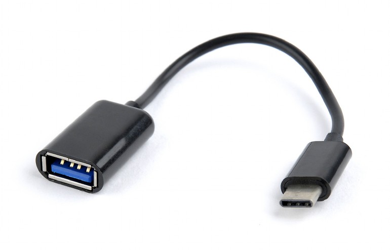 Кабель Cablexpert OTG USB2.0, A-мама/Type-C, 0.2 м [A-OTG-CMAF2-01]