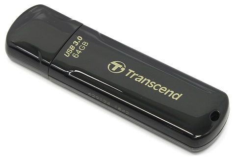 Флешка 64GB Transcend JetFlash 700 USB 3.0 Black [TS64GJF700]