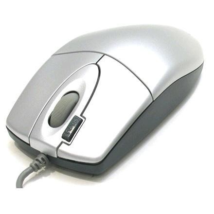 Миша A4Tech OP-620D USB Silver, 1000dpi, 2-й клик