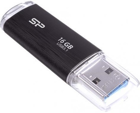 Флешка 16GB Silicon Power Blaze B02 Black USB3.1 [SP016GBUF3B02V1K]