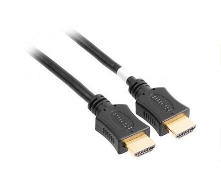 Кабель HDMI-HDMI HIGH SPEED 0.5m, v1.4, OD-7.5mm, Black [15448]