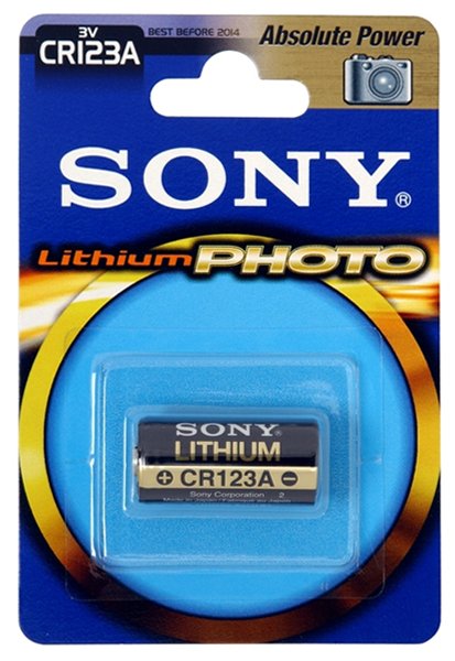 Батарейка Sony CR123A lithium photo 3V