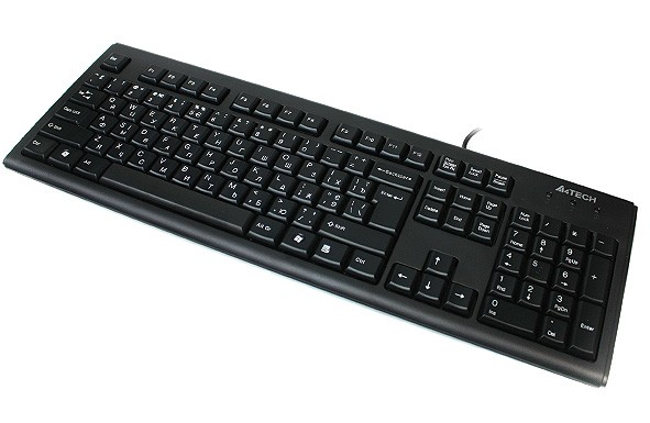 Клавіатура A4Tech KR-83 USB (Black) X-slim Comfort Key