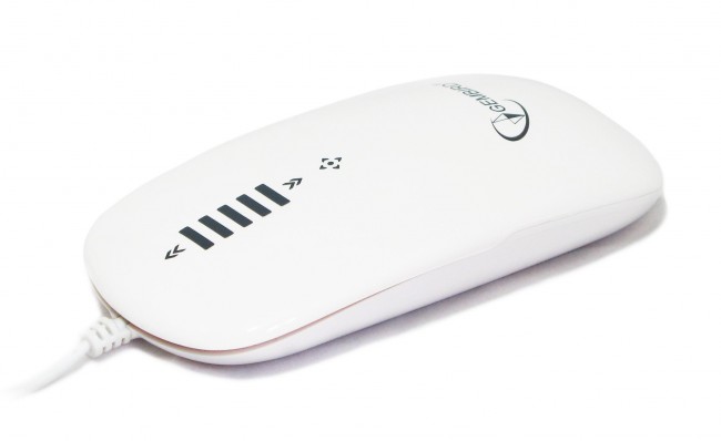Миша Gembird MUS-PTU-001-W, серія Phoenix, USB інтерфейс, білий колір [MUS-PTU-001-W]