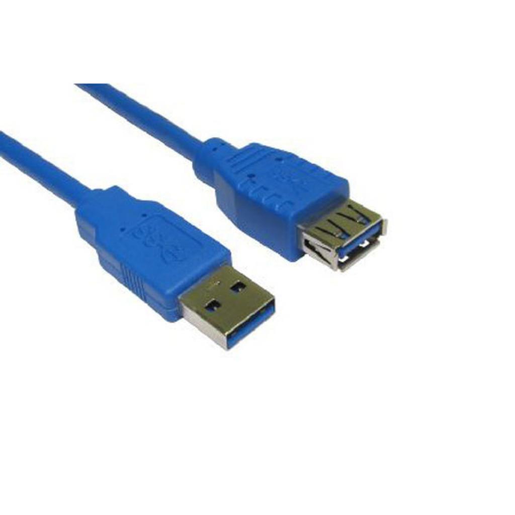 Кабель USB 3.0 AM-AF 1.5m blue