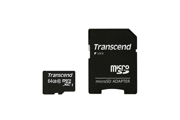 Карта пам'яті Transcend microSDHC 16 GB card Class 10 + adapter [TS16GUSDHC10]