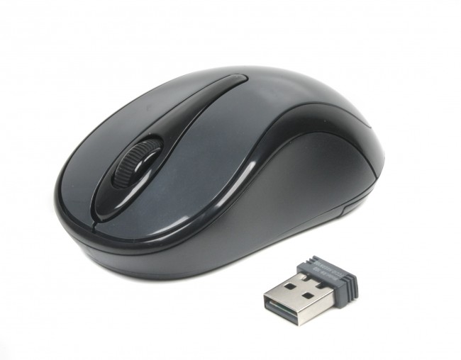Миша бездротова A4Tech G3-280N Glossy Grey, V-Track USB, 1000dpi