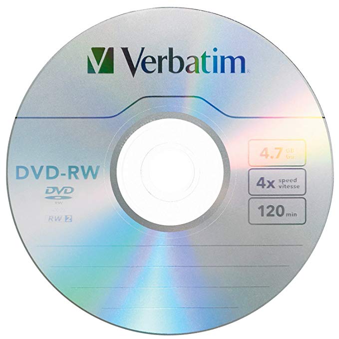 Диск DVD-RW Verbatim 4.7Gb 4X 