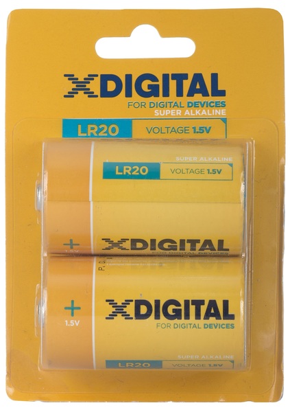 Батарейка X-DIGITAL LR20 ENERGY ціна за шт.