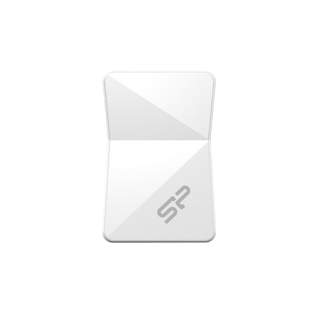 Накопитель Silicon Power 8GB USB 2.0 Touch T08 White [SP008GBUF2T08V1W]