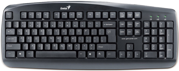 Клавіатура Genius KB110 USB Black UKR [31300700113]
