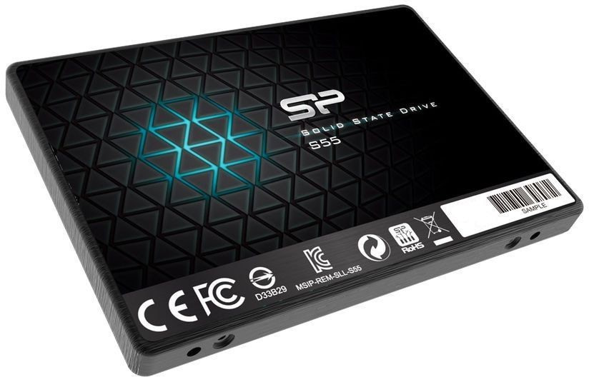 Твердотельный накопитель SSD Silicon Power Slim S55, 120GB, Phison PS3108, TLC [SP120GBSS3S55S25]
