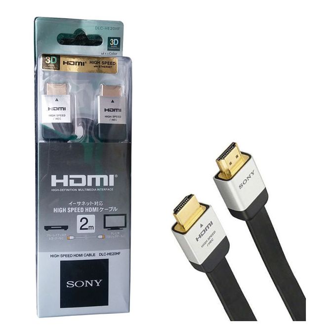 Кабель HDMI-HDMI 3m плоский Black [DLC-HE20HF]