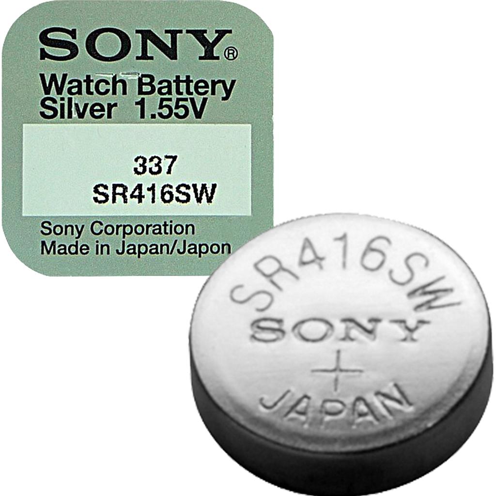 Батарейка SONY SR416SW (337)