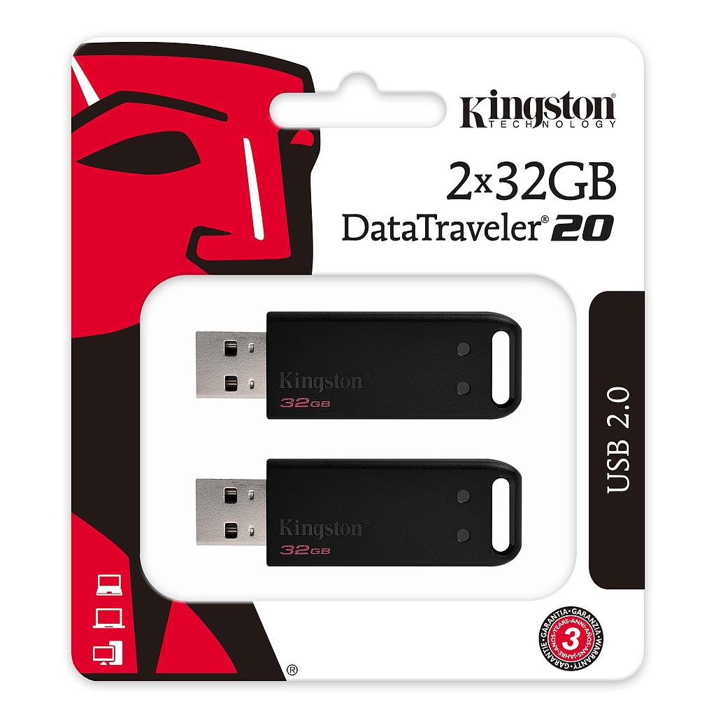 Флешка 32GB Kingston DataTraveler 20 [DT20/32GB]